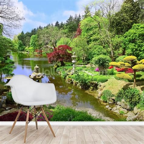 Oriental Gardens Wall Mural Wallsauce Uk