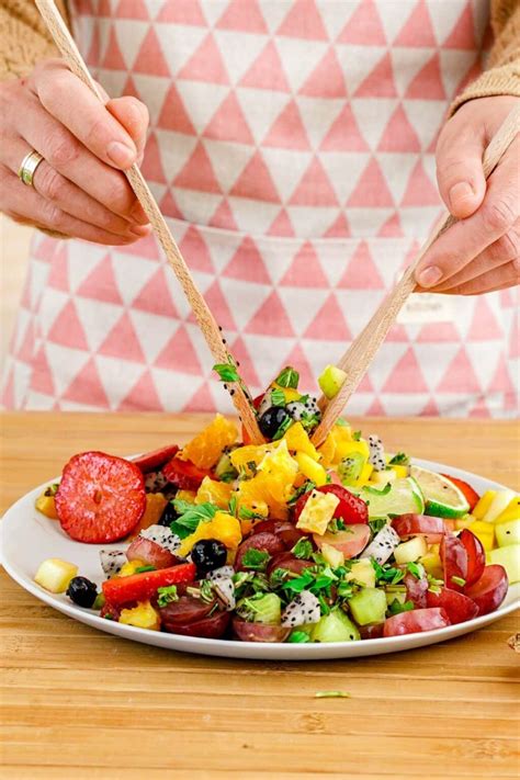 Fresh Summer Fruit Salad Recipe The Cheeky Chickpea