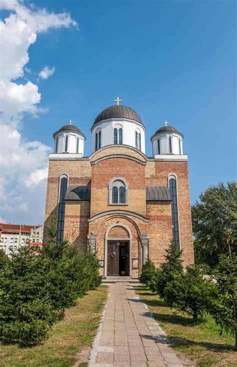 Serbian Orthodox Church of St. Sava in Novi Sad, Serbia. Stock Photo - Image of saint, path ...