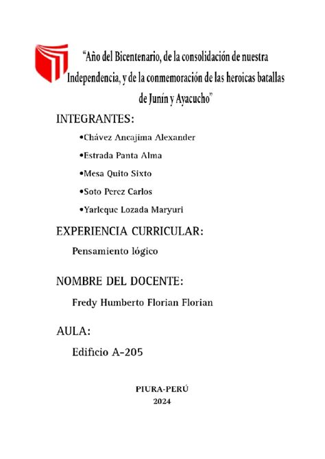 Material Informativo S Pensamiento En Acci N N Instrucci N