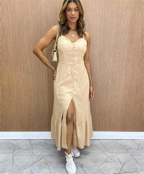 Vestido Longo Bojo Al A Regul Vel Fernanda Ramos Store