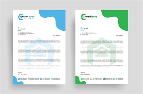 professional Business letterhead design template 18730887 Vector Art at ...