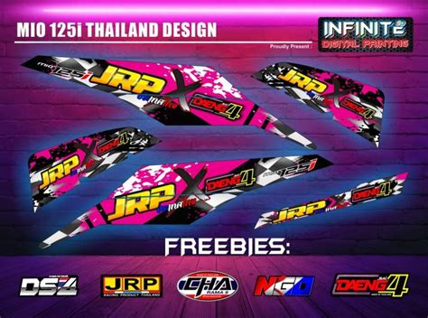 MIO I 125 JRP X DAENG DECALS V2 W FREEBIES Lazada PH