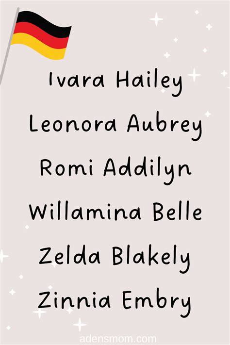 100 German Girl Names for Modern American Babies [2024]