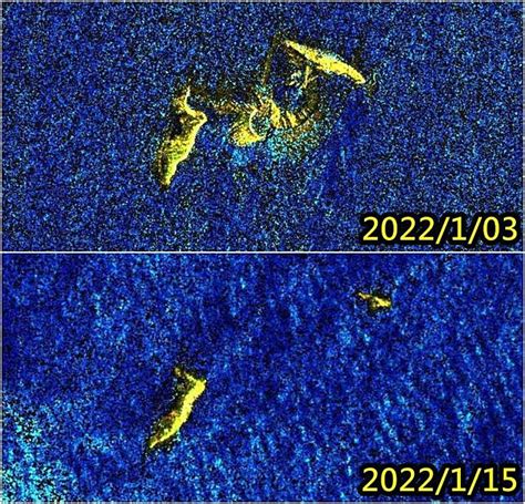 衛星照曝光！火山爆發後 東加小島幾乎從地球上消失了 自由電子報 Line Today