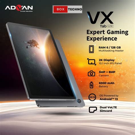 Jual Tablet Advan Tab Vx Lite Gb Inch G Shopee Indonesia