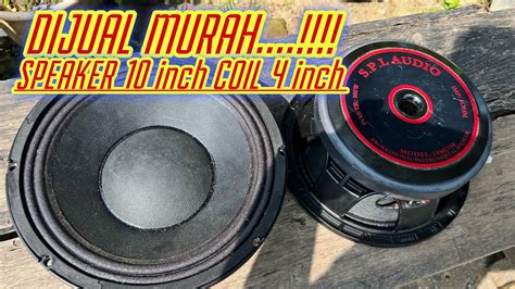 Jual Speaker Spl Audio Inchi Balap Youtube