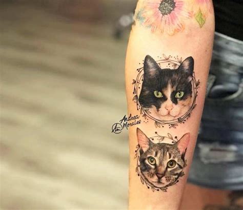 Two Cats Tattoo By Andrea Morales Post 26706