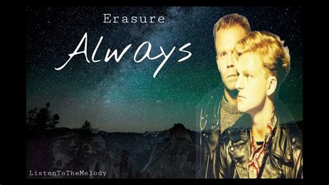 Always Erasure Lyrics Youtube