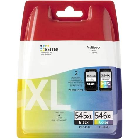 Xl Xl Cartouches D Encre Multipack Remanufactur Es Pour Canon Pg