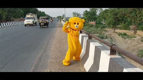 😁🤣 Teddy Bear Funny Prank Public Place Crazy 😉😂 Dance Video Bakchodi