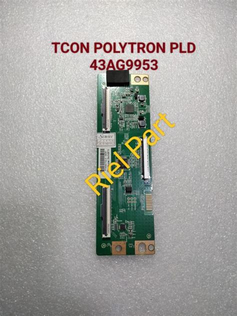 TCON TICON TIKON LOGIC BOARD TV LED POLYTRON PLD43AG9953 PLD 43AG9953