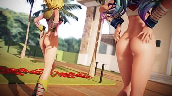Miku Rin Naked Dance Crème au chocolat MMD par 000MMD XVIDEOS