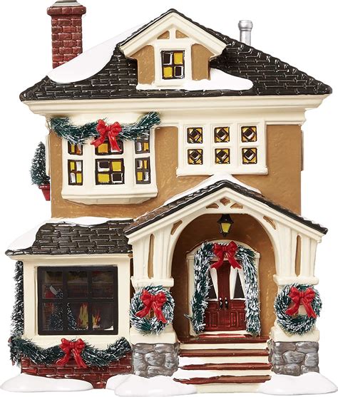 Dept 56 The Original Snow Village Christmas Lane Snowman House Town