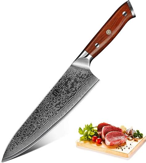 Xinzuo Chef Knife Inch High Carbon Damascus Steel Kitchen Knife