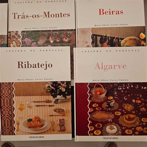 Livros de Culinária Cozinha de Portugal 8 Volumes Estrela OLX