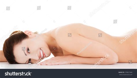 Portrait Naked Woman Lying On Belly Stock Photo Shutterstock