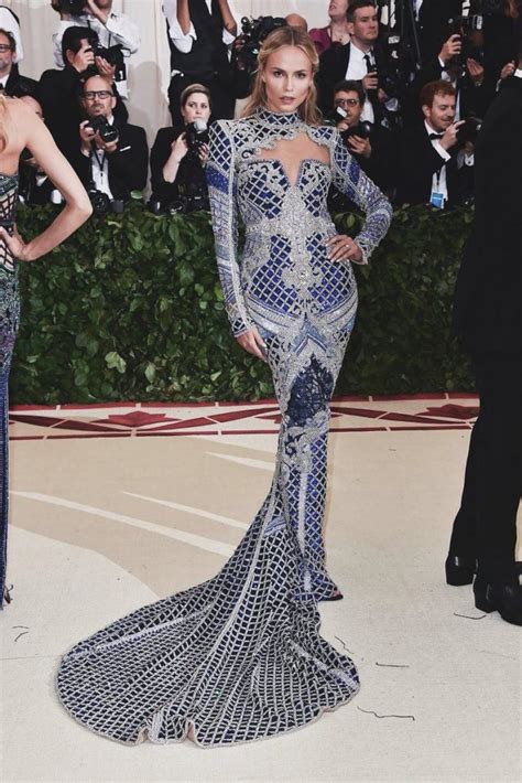 Julia Stegner Trevor Noah And Natasha Poly In Balmain 2018 Met Gala