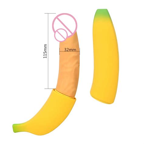 Ilike Disguise Banana Dildo Vibrator For Women Realistic Huge Penis