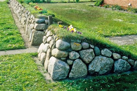 Trockenmauern Selber Bauen Einfache Ideen Steinmauer Garten