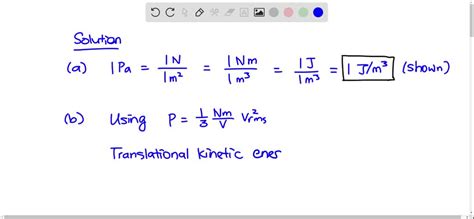 SOLVED A Show That 1 Pa 1 J M3 B Show That The Density In Space Of