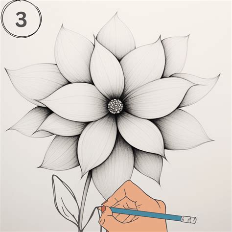 How To Draw Flower Sketch | Best Flower Site