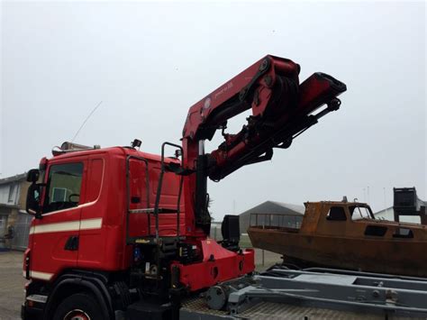 Scania G400 Wirehejs Lastbil Med Kran Wire Hoist Truck With Crane For