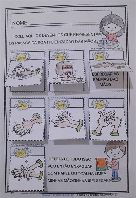 Atividades Sobre Lavar As Mãos Educação Infantil - Atividades Lavar as Mãos Educação Infantil – Ensinoja