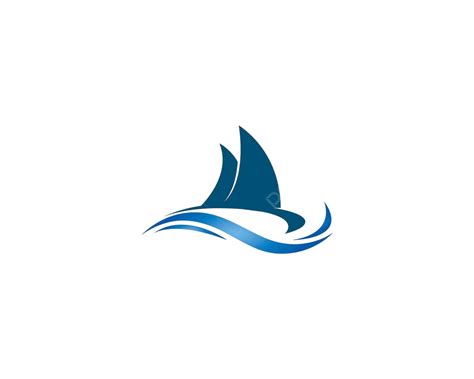 Sailing Logo Vector Icon Design Water Sails Vector Design Water