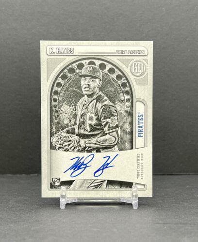 Topps Gypsy Queen Ke Bryan Hayes Rookie Black And White Auto