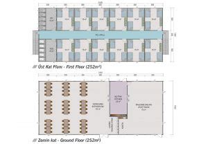 Konteyner Yatakhane Yemekhane 504 m²