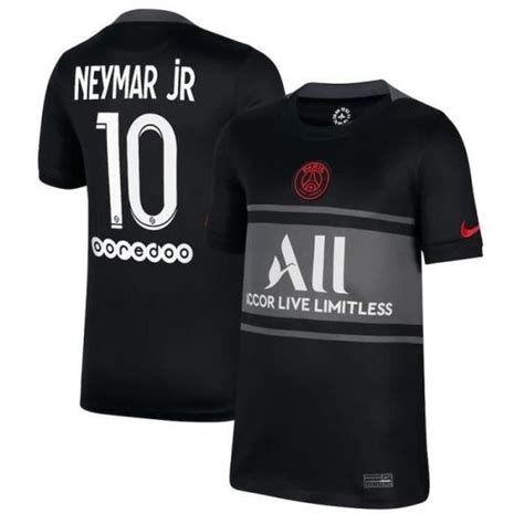 Maillot Psgx Third Avec Flocage Neymar Jr Nouveau Maillot