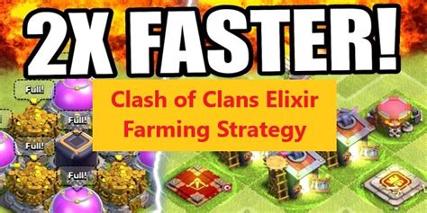 Best Clash Of Clans Elixir Farming Strategy Attackia Clash Of Clans