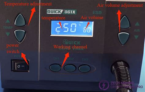 How To Use The 861X 1300W Hot Air Rework Station For ASIC Miner Repair Zeus Mining