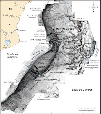 Geologia Marinha E Costeira Paisagem Do Fundo Marinho Da Bacia De Campos