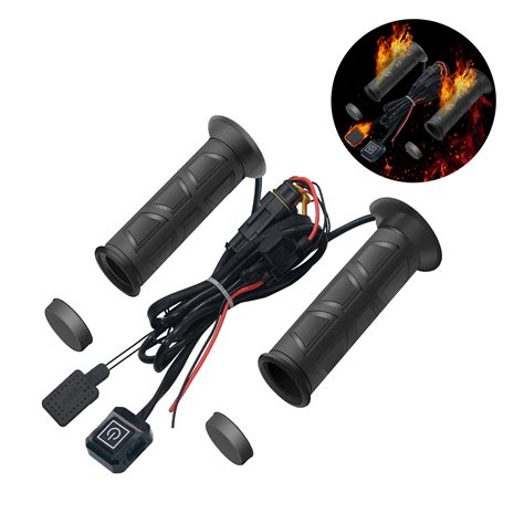 Ручки с подогревом для мотоцикла, 22 мм | AliExpress
