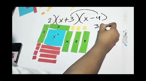 Tutorial How To Do Multiplying Polynomials Using Algebra Tiles Youtube