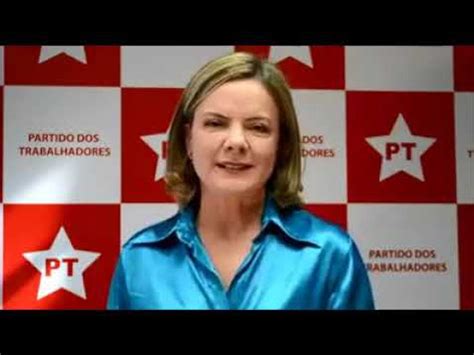 Gleisi Candidatura Lula é Do Povo Brasileiro Vídeo Dailymotion