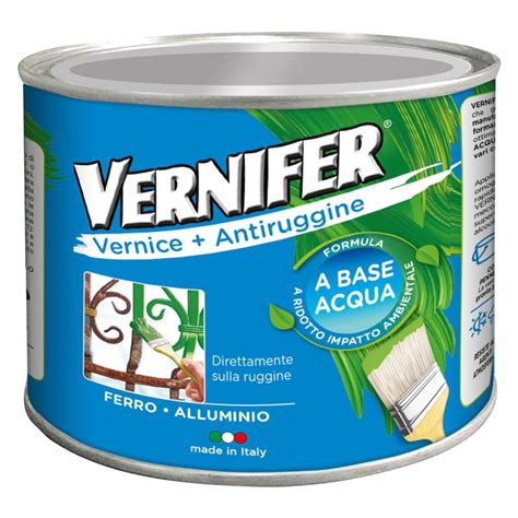 Peinture antirouille à base d eau Vernifer Ml 500 Gris Perle