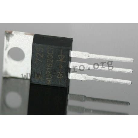 MUR1620CT C0 Taiwan Semiconductor rectifier diodes, 16A (2x8A) - elpro ...