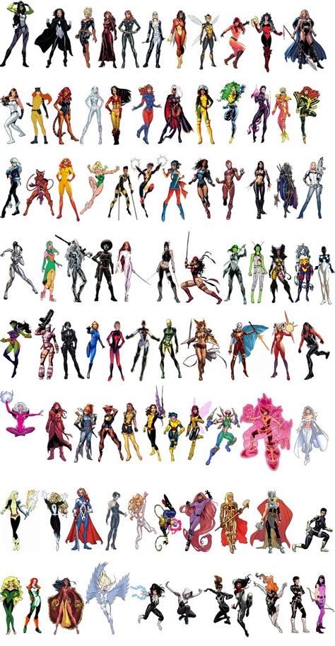 Marvel Female Heroes | Marvel superheroes art, Marvel superheroes ...