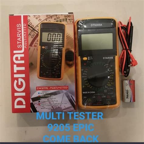 Jual Multimeter Multitester Avometer Digital Dt A Baterai Hot