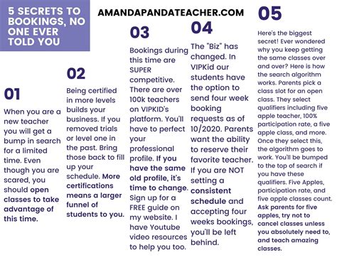 5-tips-to-increase-your-bookings-1 – Amanda Panda Teacher