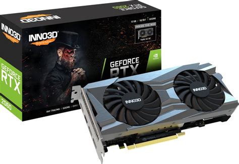 Inno3D GEFORCE RTX 2060 Twin X2 GDDR6 6 GB NVIDIA Chipset 192 bit 1680 ...