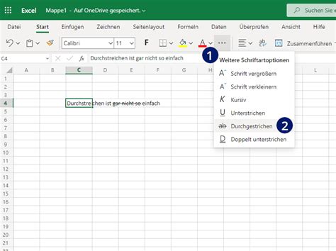 Excel Text Durchstreichen In Nur Schritten Technikshavo