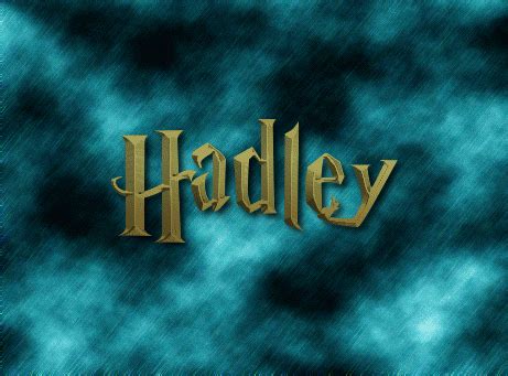 Hadley Logo | Free Name Design Tool from Flaming Text