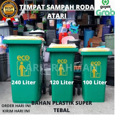 Jual Atari Tempat Sampah Roda 100 120 240 Liter Atari 049 Shopee