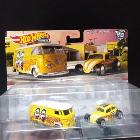 Jual Hot Wheels Premium Mooneyes Pack VW T Panel Bus Custom VW Beetle Jakarta Barat
