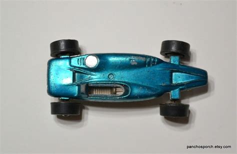 Vintage Hot Wheels Shelby Turbine Toy Car 1969 Aqua Blue Green Etsy