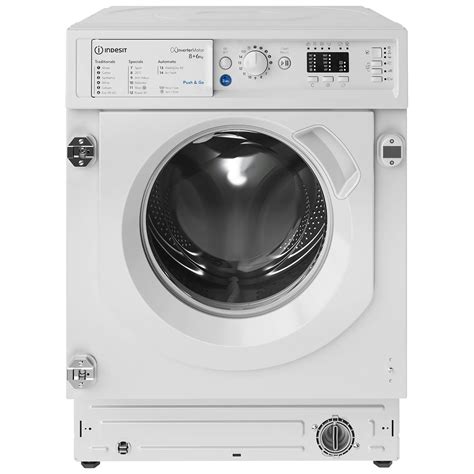 Indesit Biwdil861284 Integrated Washer Dryer 1200rpm 8kg 6kg D Rated